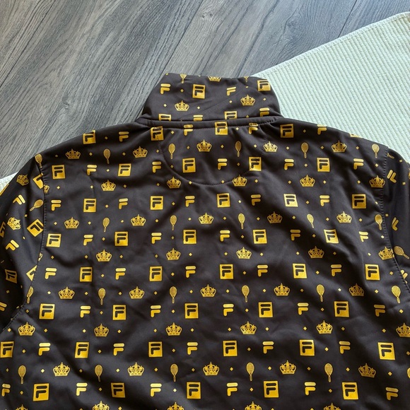 FILA for Urban Outfitters gold monogram print track jacket - Picture 5 of 7